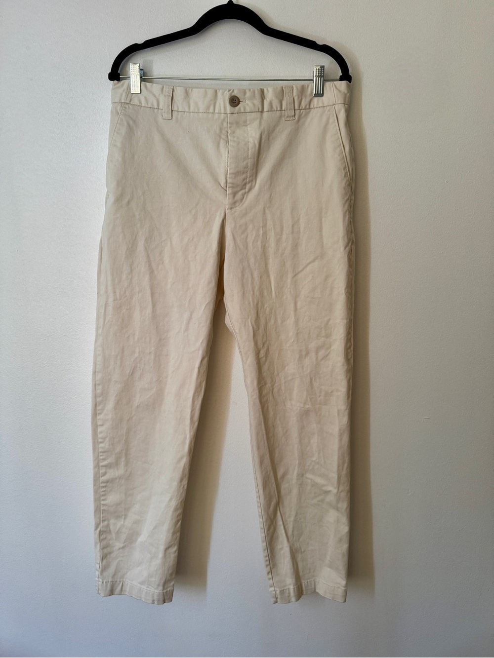 Zara Men's Beige Slim Chino Pants, Size 32, like new